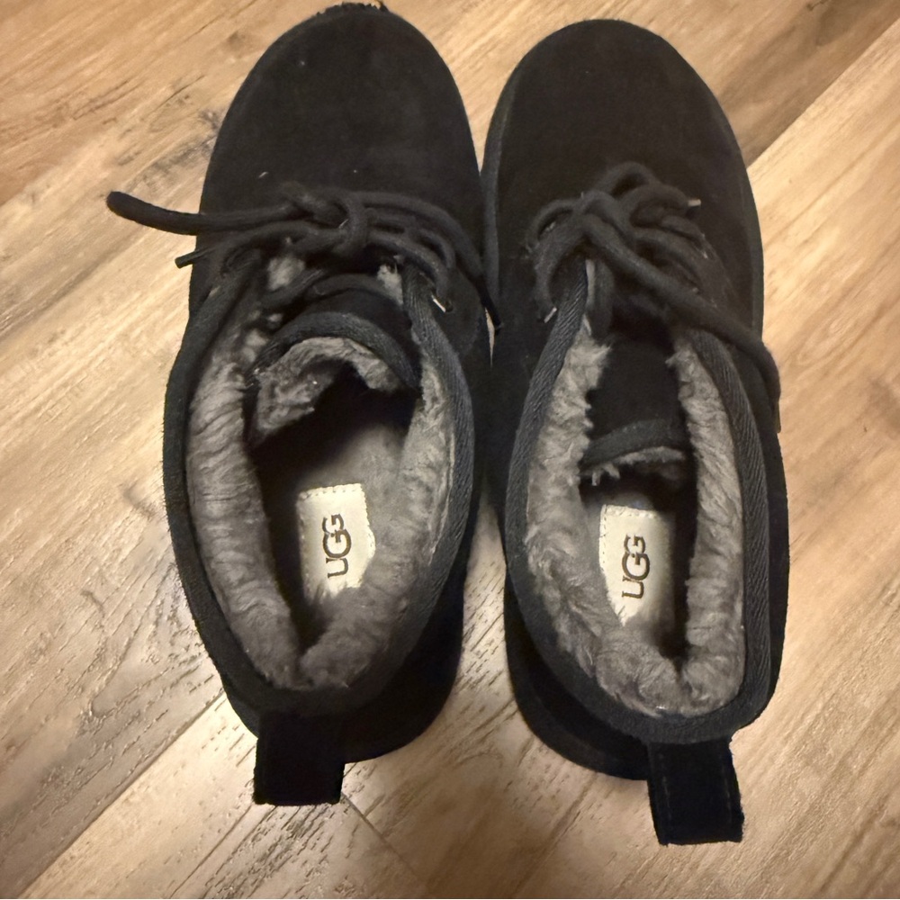 UGG Black Suede Neumel Boots